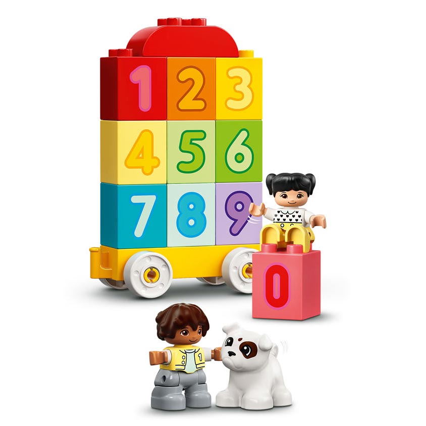 Lego duplo - train numéroté - jouet de construction apprendre à compter (10954)