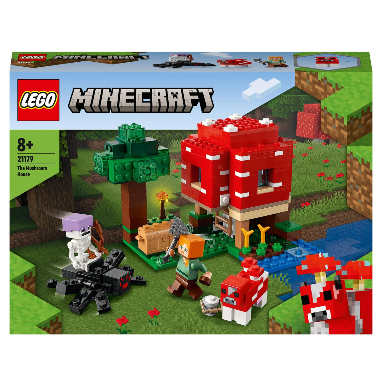 LEGO LEGO Minecraft 21179 La maison des champignons
