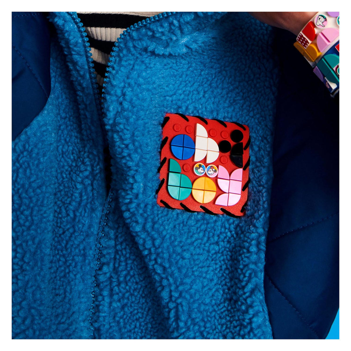 DOTS LEGO 41963 Mickey Minnie Mouse: Patch-on Stitch-on