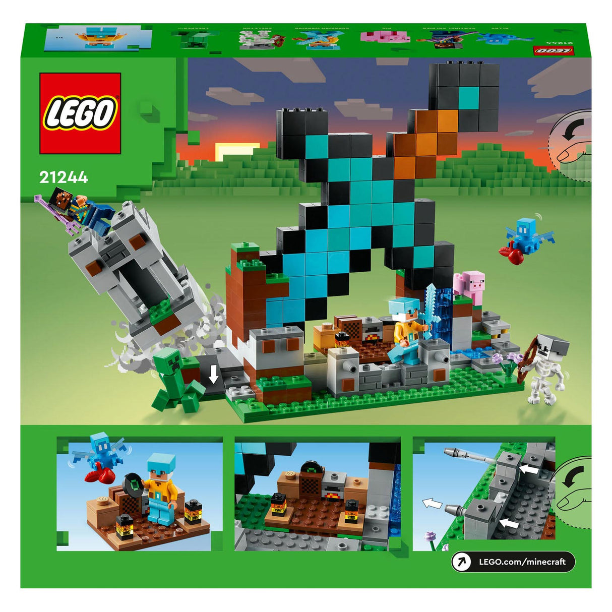 LEGO LEGO Minecraft 21244 Épée de base de base