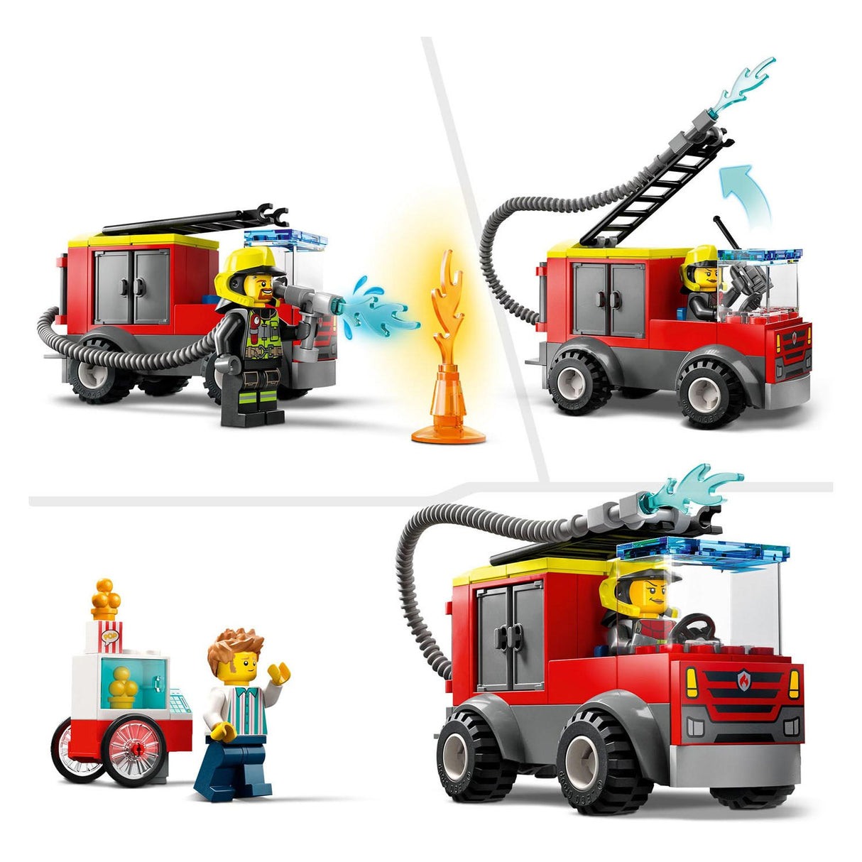 City 60375 Pastre de pompiers et camion de pompiers
