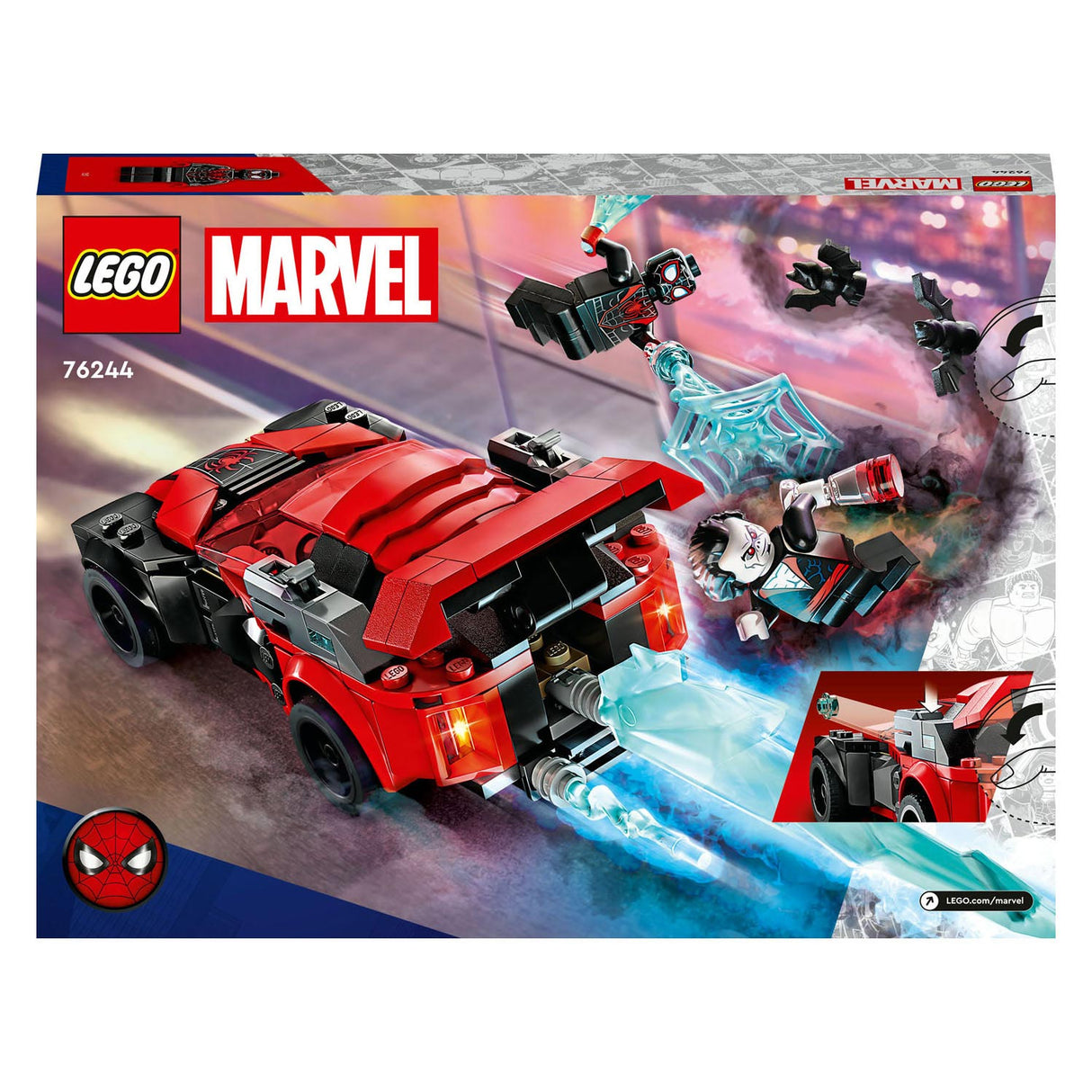 LEGO LEGO 76244 Miles Morales contre Morbius