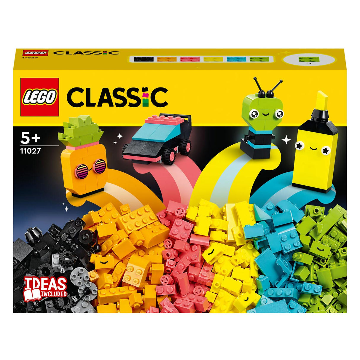 Lego Classic 11027 Créatif jouant avec néon