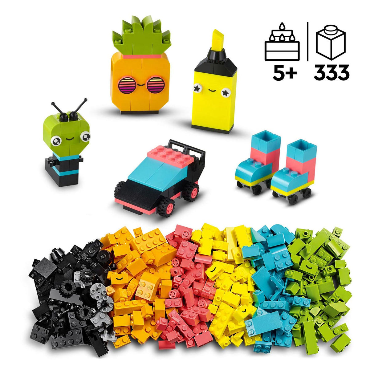 Lego Classic 11027 Créatif jouant avec néon