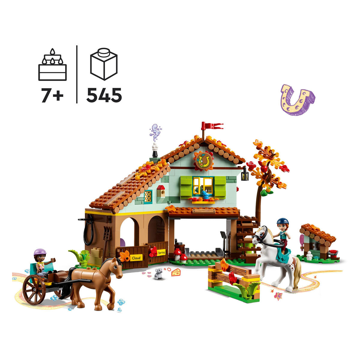 LEGO LEGO AMILES 41745 AUTOMNES ÉTABLE DE CHEVAL
