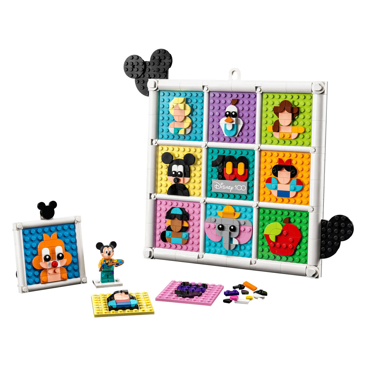 Lego Disney - 100 ans de figurines d'animation Disney, jouets de construction (43221)