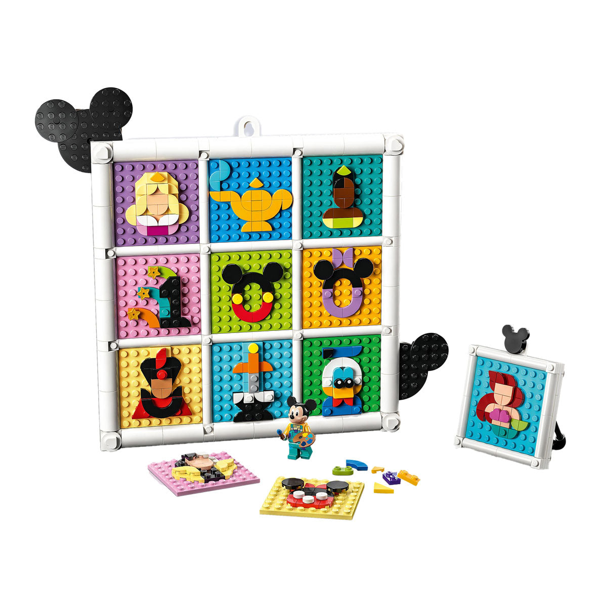 Lego Disney - 100 ans de figurines d'animation Disney, jouets de construction (43221)