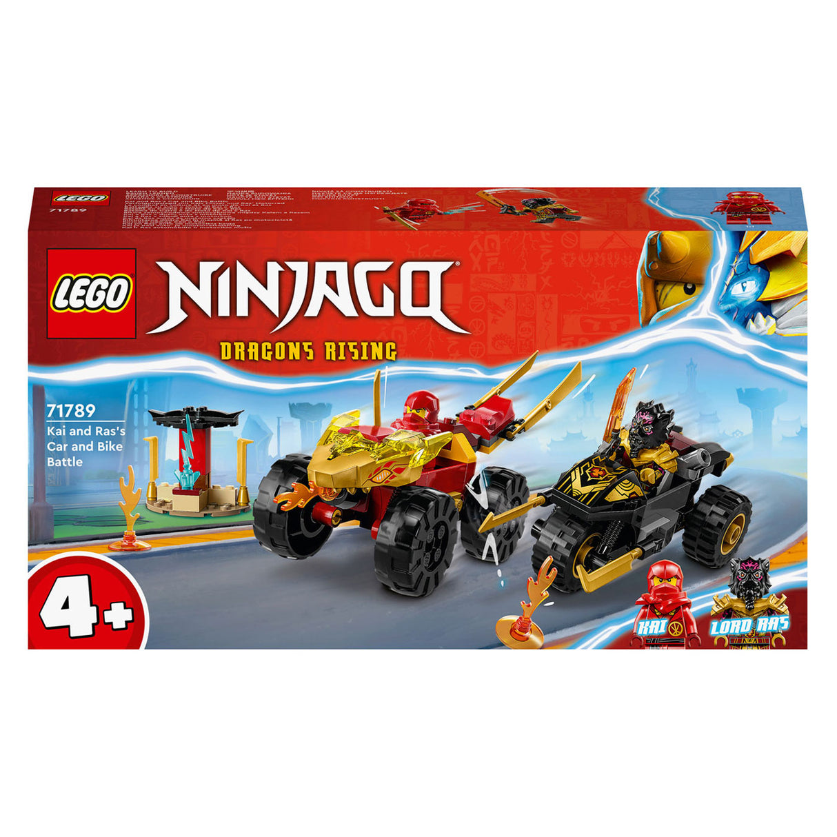 Lego Lego Ninjago 71789 Kai et Ras 'Duel entre voiture et moto