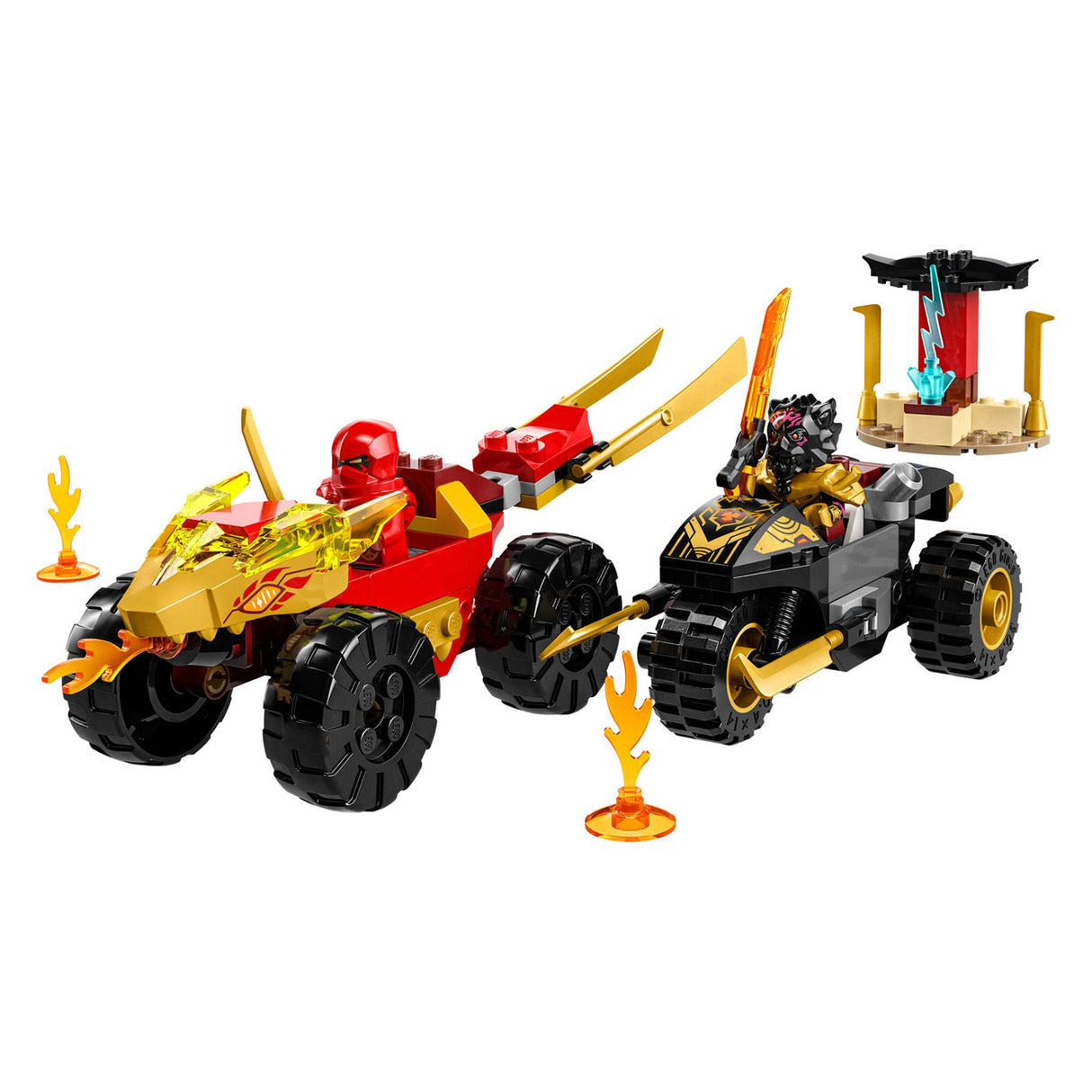 Lego Lego Ninjago 71789 Kai et Ras 'Duel entre voiture et moto
