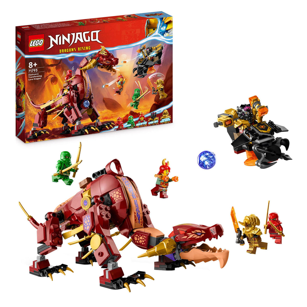 LEGO LEGO NINJAGO 71793 THEEWAVE transformant Lavadak