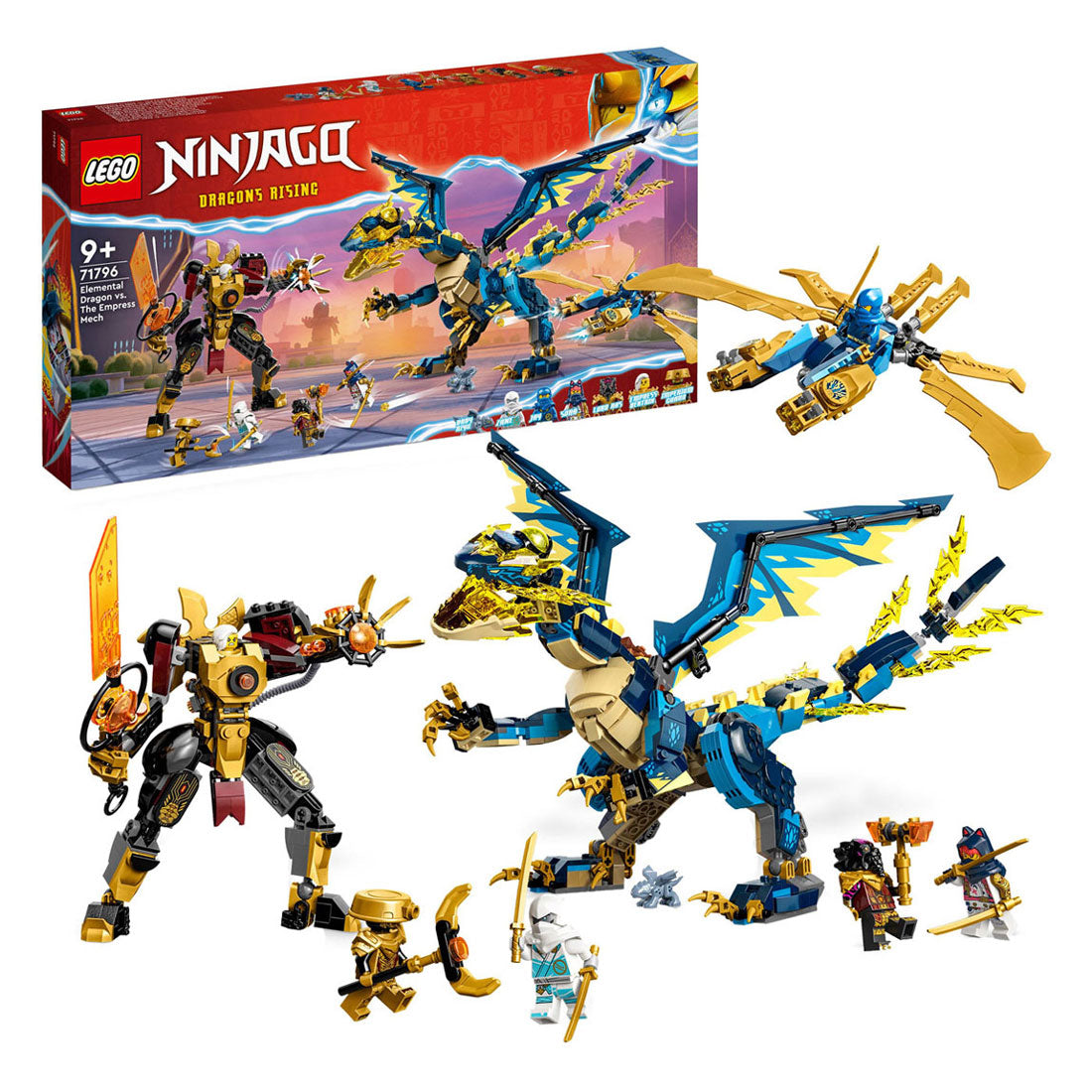 LEGO LEGO NINJAGO 71796 Élément Dragon contre le mecha de l'impératrice