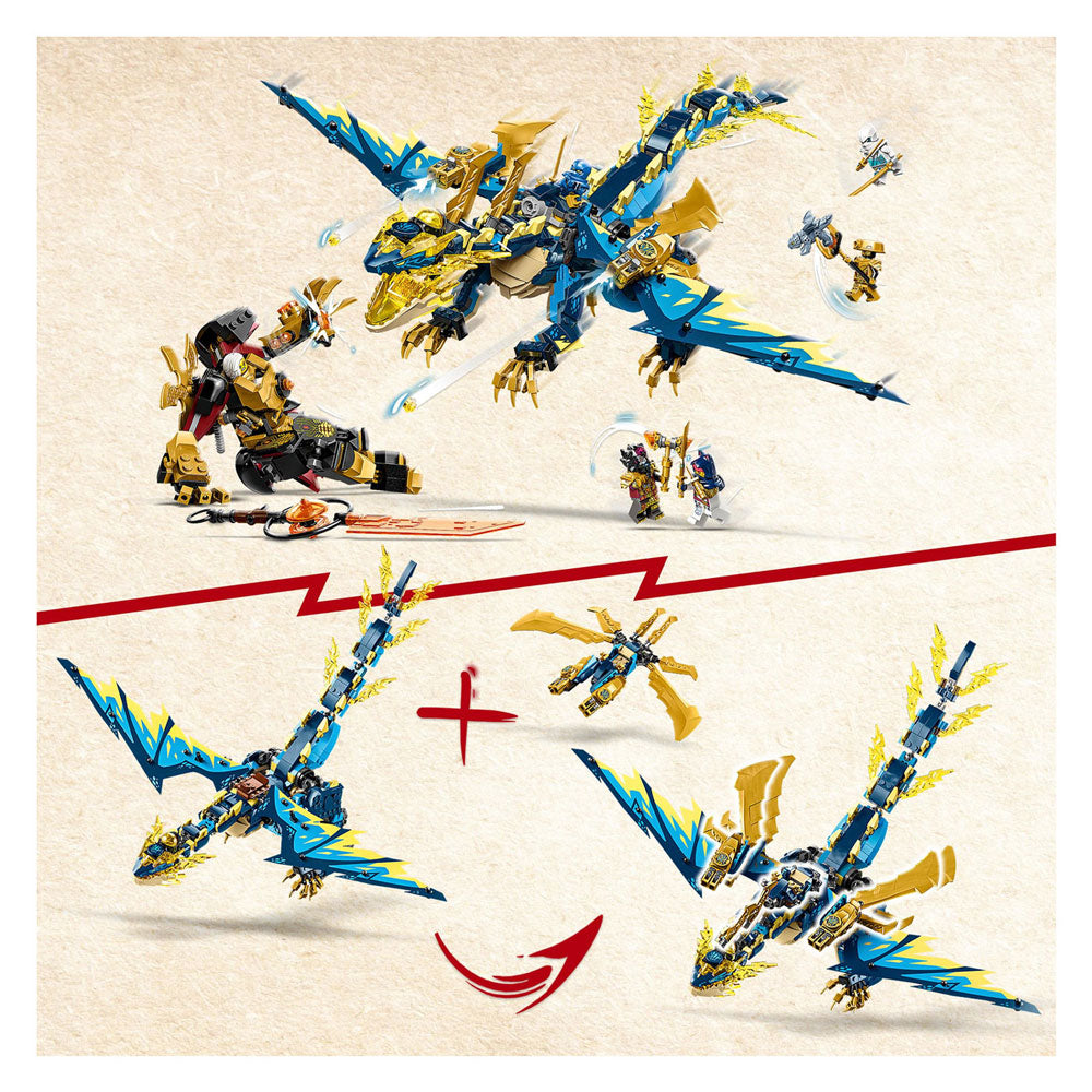 LEGO LEGO NINJAGO 71796 Élément Dragon contre le mecha de l'impératrice