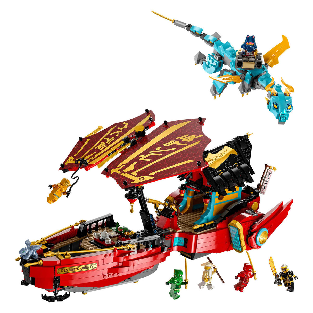 LEGO LEGO NINJAGO 71797 DESTIN'S BUNTY-RACE contre le chronomètre