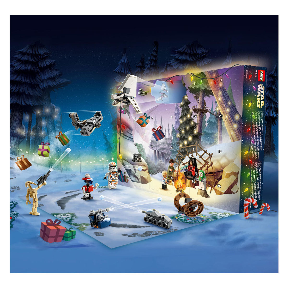 LEGO LEGO Star Wars 75366 Calendrier de l'Avent 2023