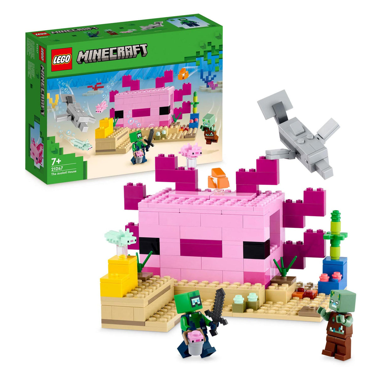 LEGO LEGO Minecraft 21247 L'axolotlhuis