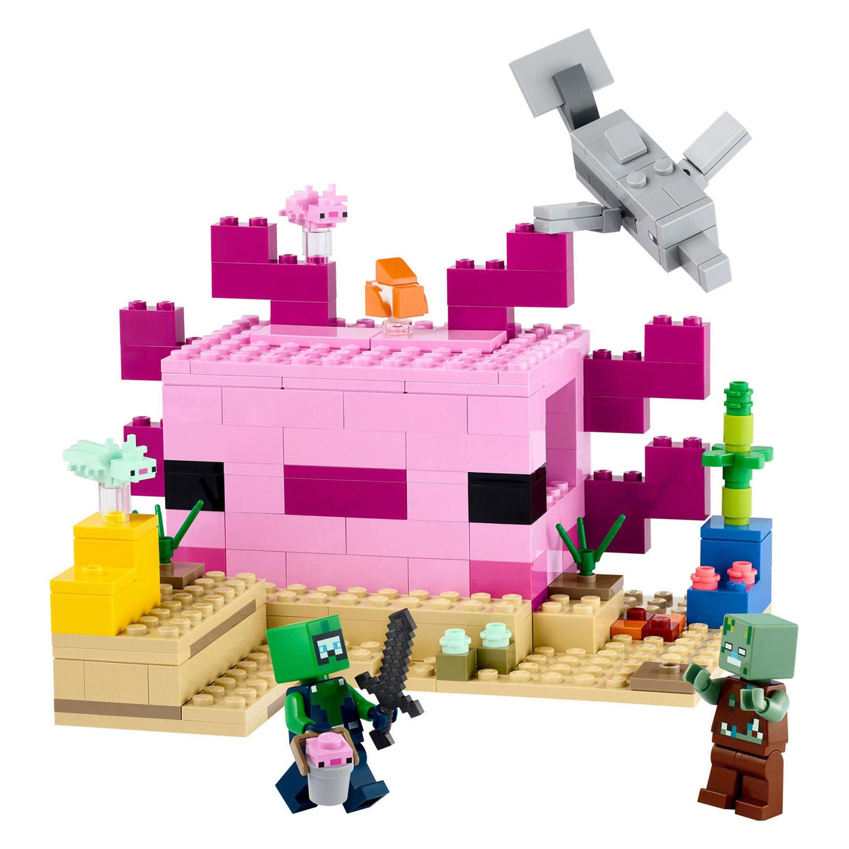 LEGO LEGO Minecraft 21247 L'axolotlhuis
