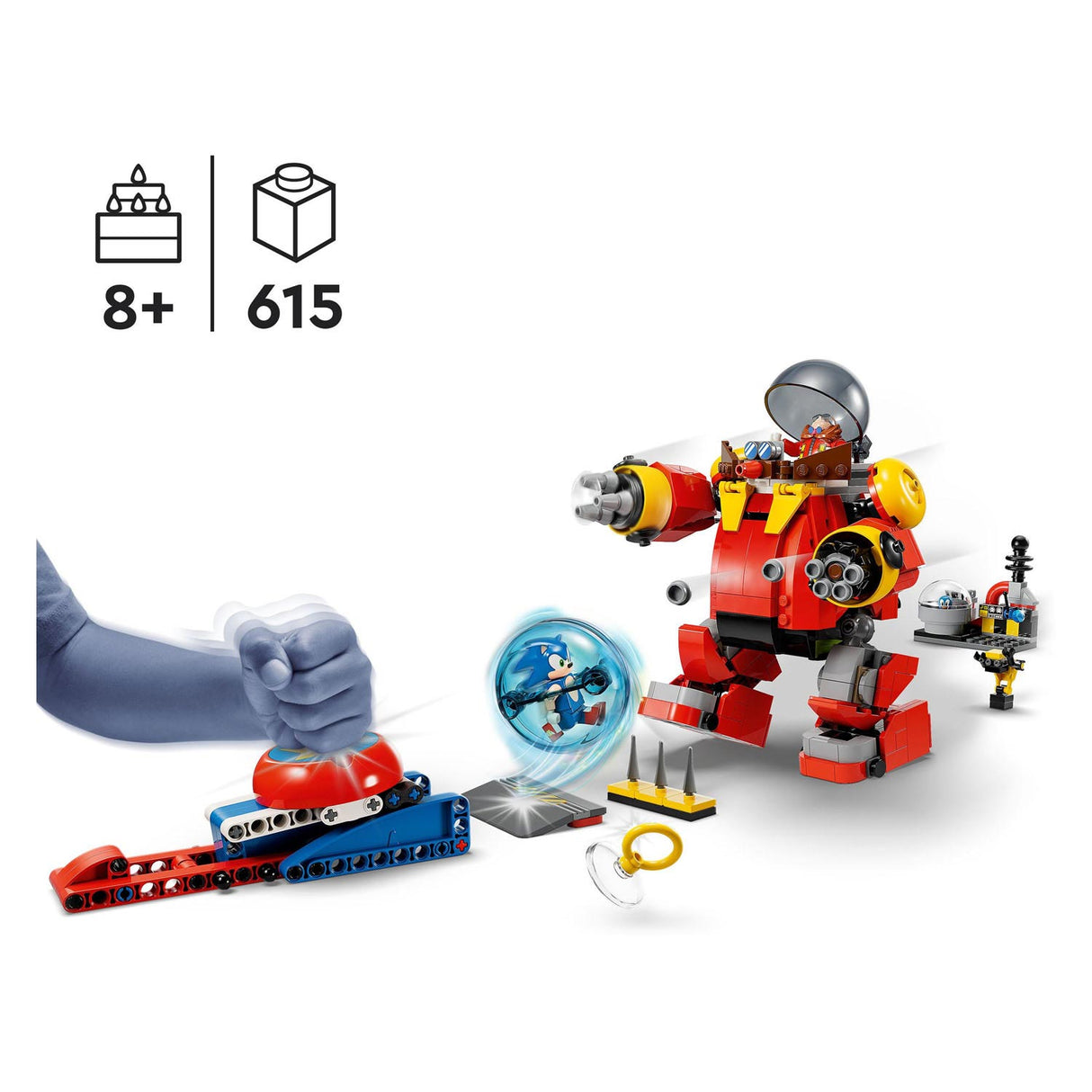 LEGO LEGO 76993 contre Dr Eggmans Elleurot