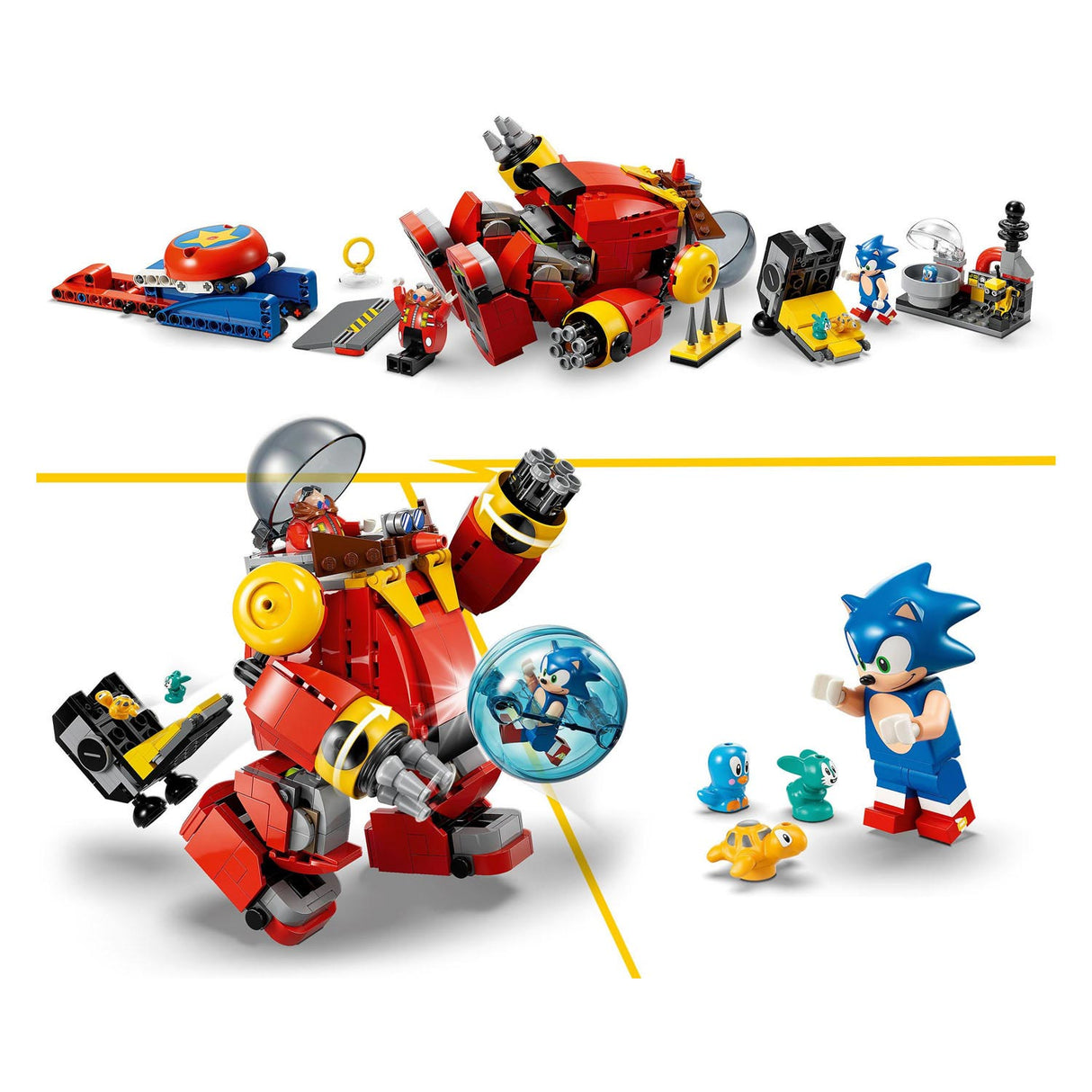 LEGO LEGO 76993 contre Dr Eggmans Elleurot