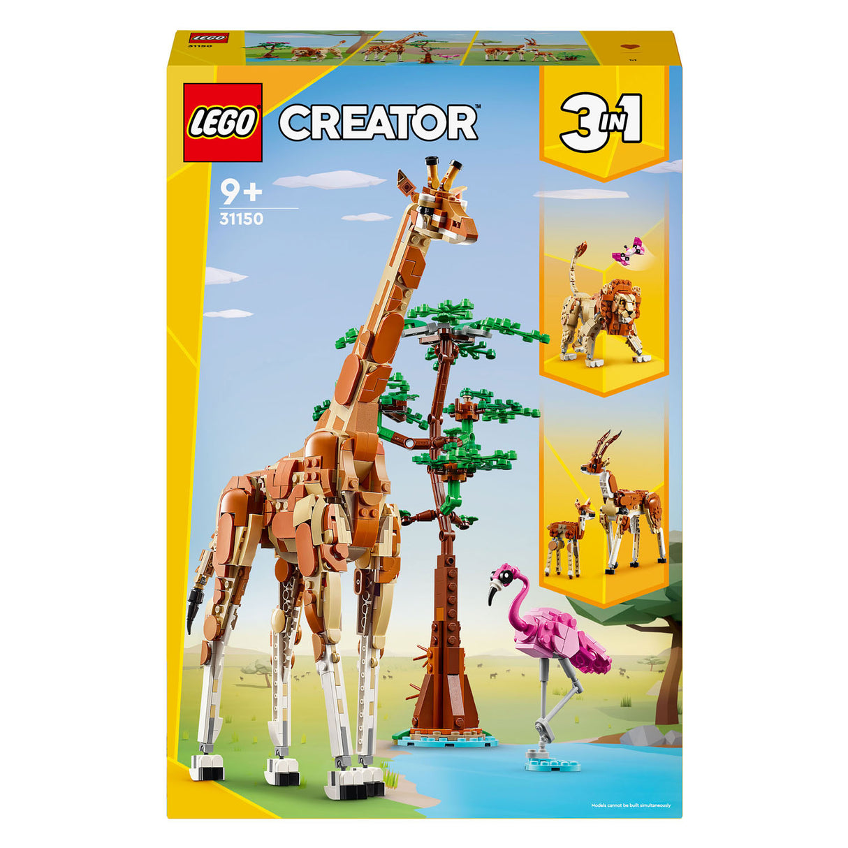 Lego Creator 3en1 Animaux de safari - 31150