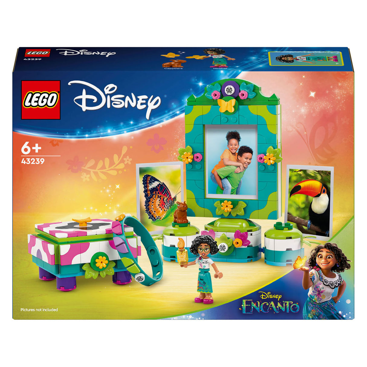 LEGO DISNEY 43239 MIRABELS TRAMPS PHOTO ET BOX