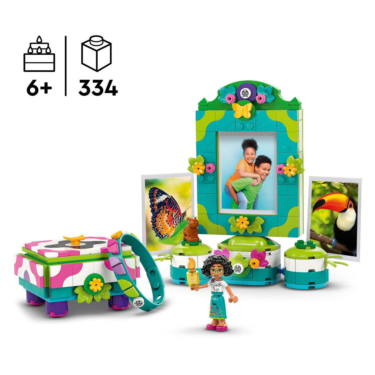LEGO DISNEY 43239 MIRABELS TRAMPS PHOTO ET BOX