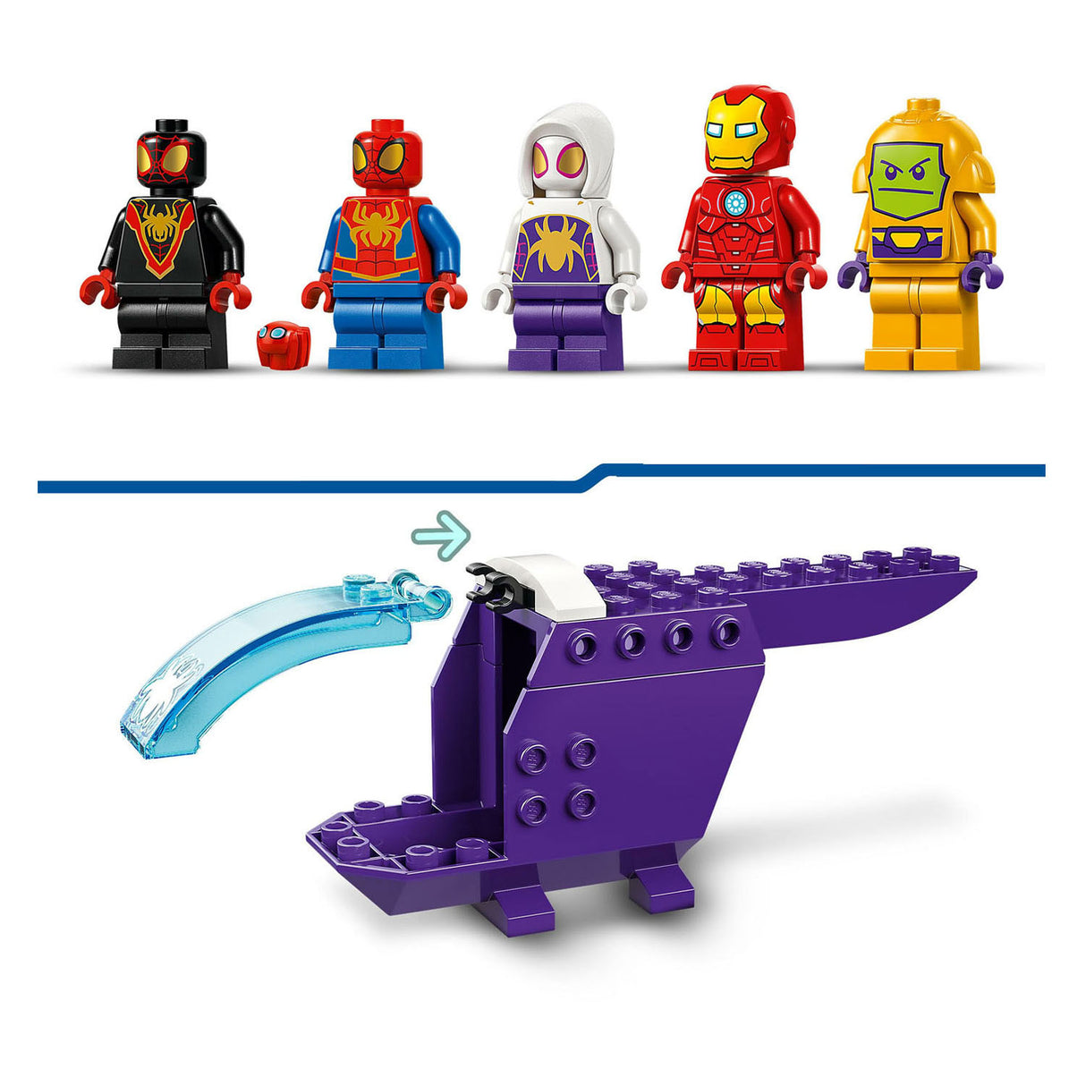 Lego Marvel 10794 Team Spidey Webspinner Headquarters