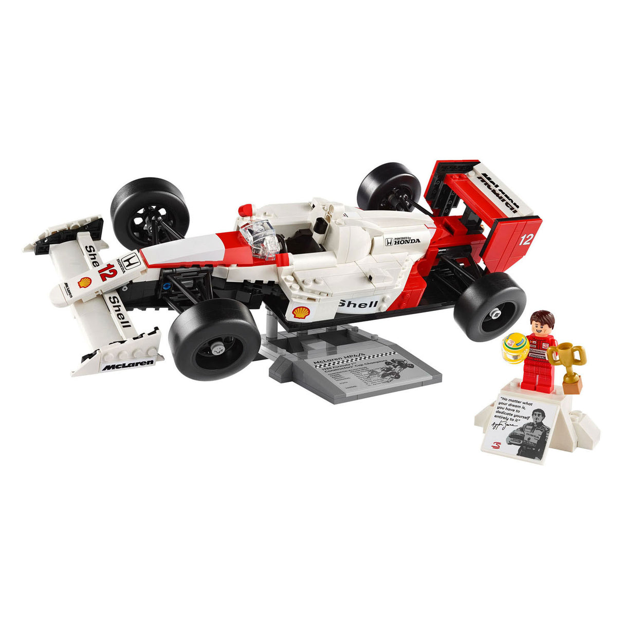 Icônes LEGO 10330 McLaren MP4 4 et Ayrton Senna