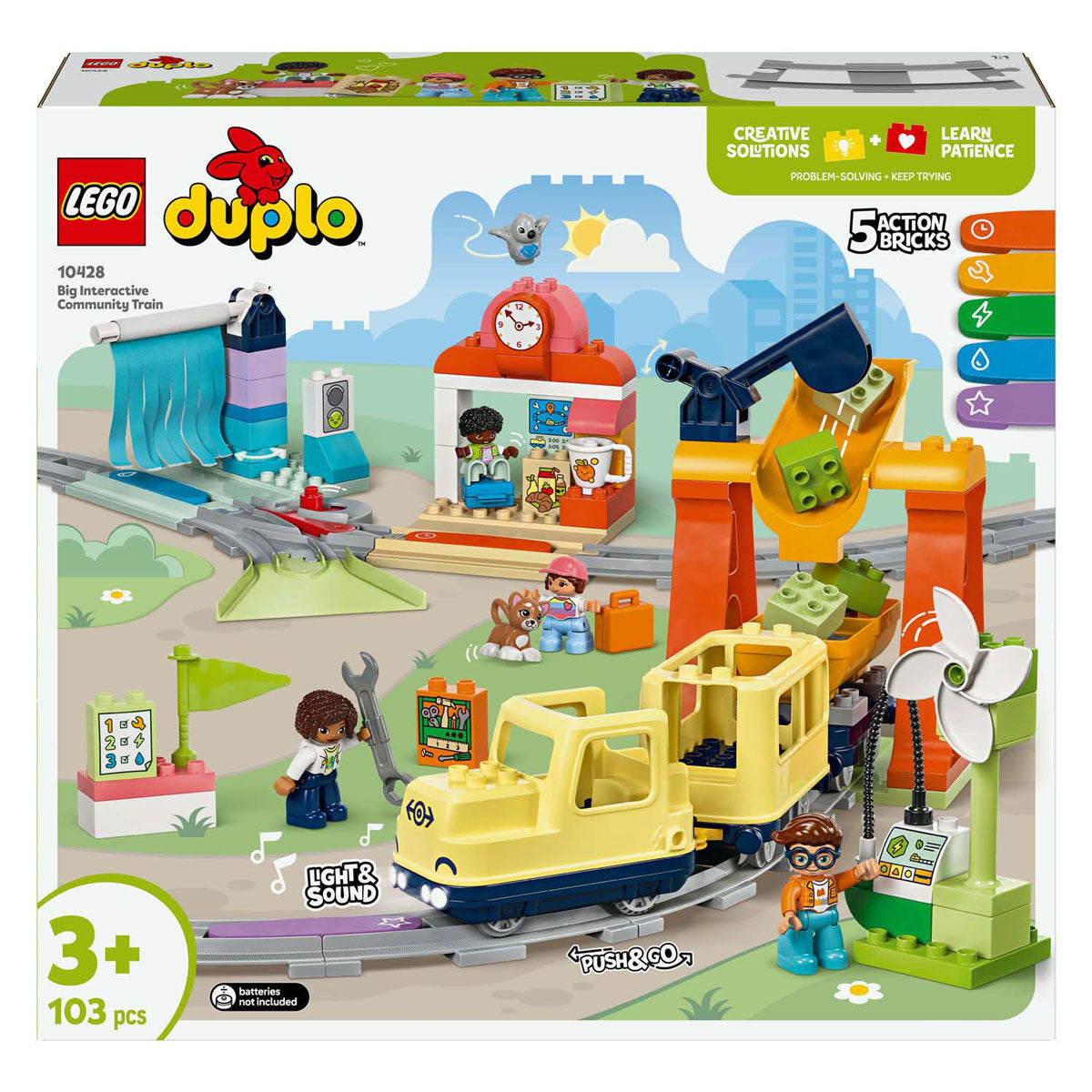 Lego Duplo Town 10428 grand train de quartier interactif