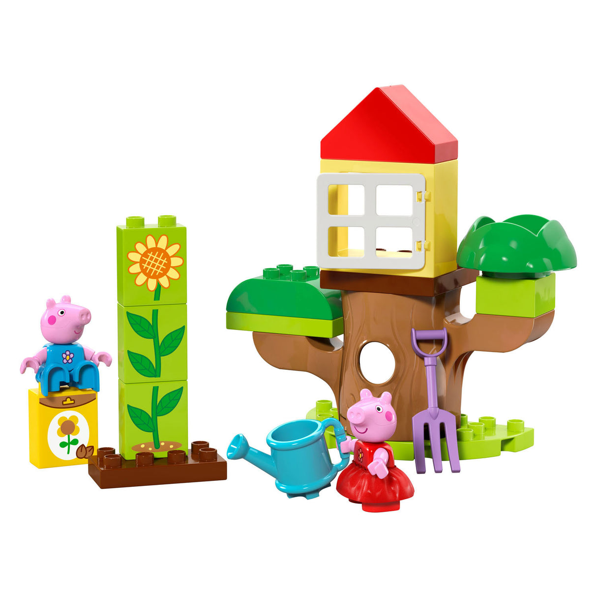 Lego Duplo - Jouet de construction de jardin et de cabane dans les arbres Peppa Pig (10431)