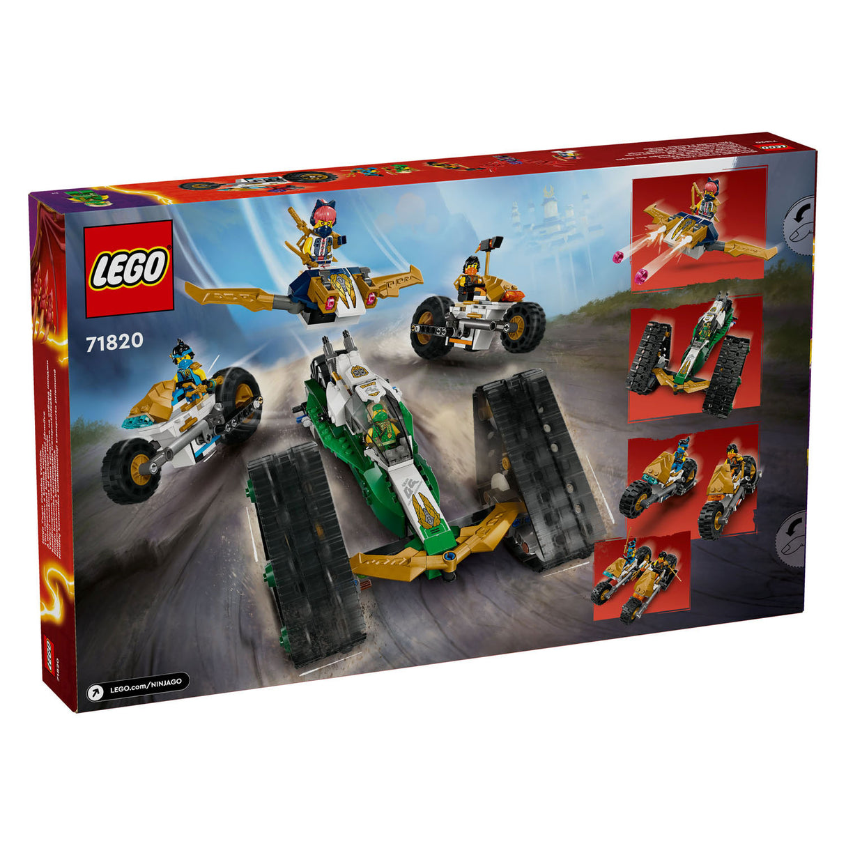 Lego Ninjago 71820 Ninjateam Combi Véhicule