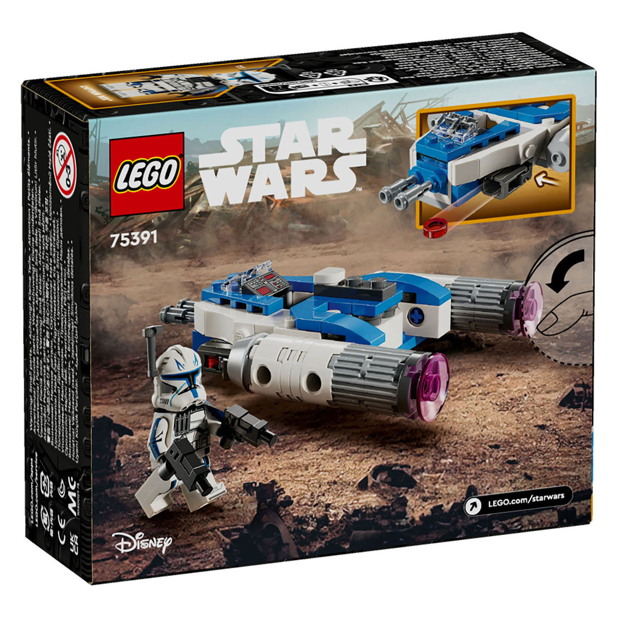 Lego Star Wars 75391 Capitaine Rex Y-Wing Microfighter