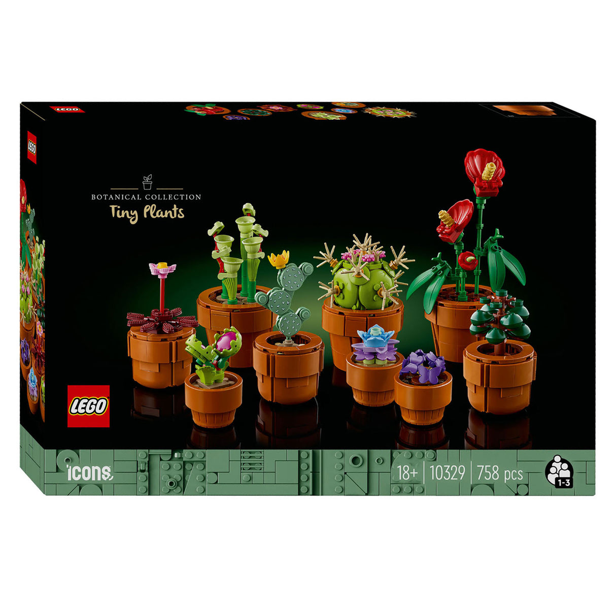 Icônes LEGO 10329 Mini plantes