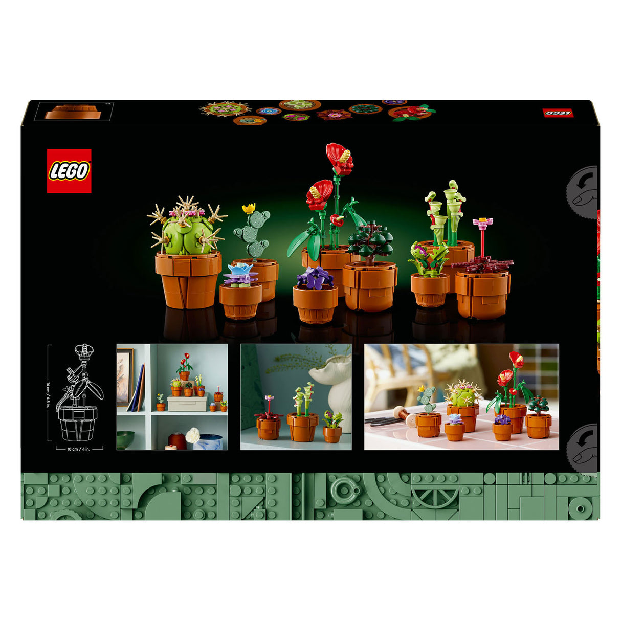 Mini plantes Lego icônes - collection botanique - 10329