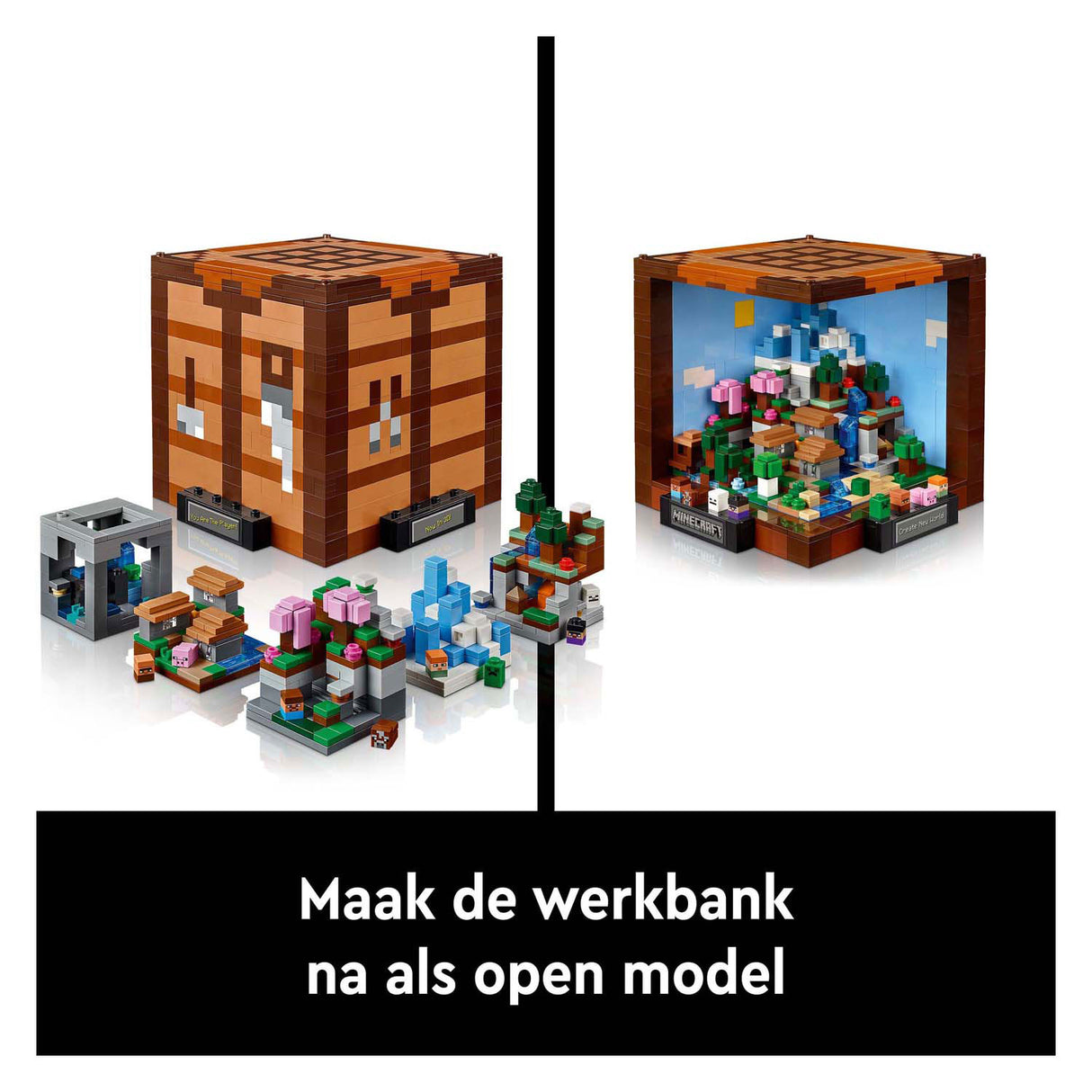 Lego minecraft 21265 l'établi
