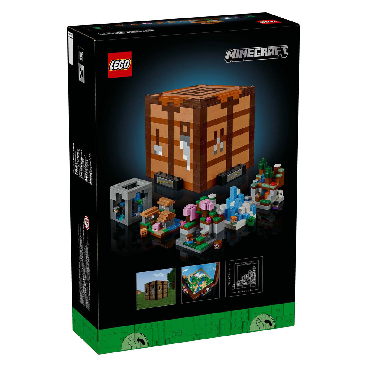 Lego minecraft 21265 l'établi