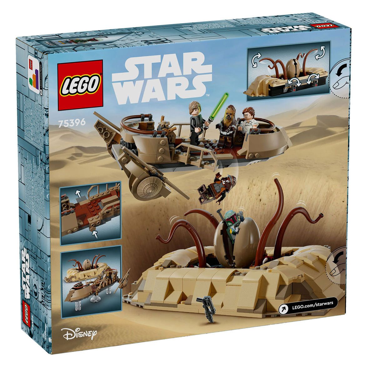 Lego star wars 75396 skiff du désert et fosse de sarlacc