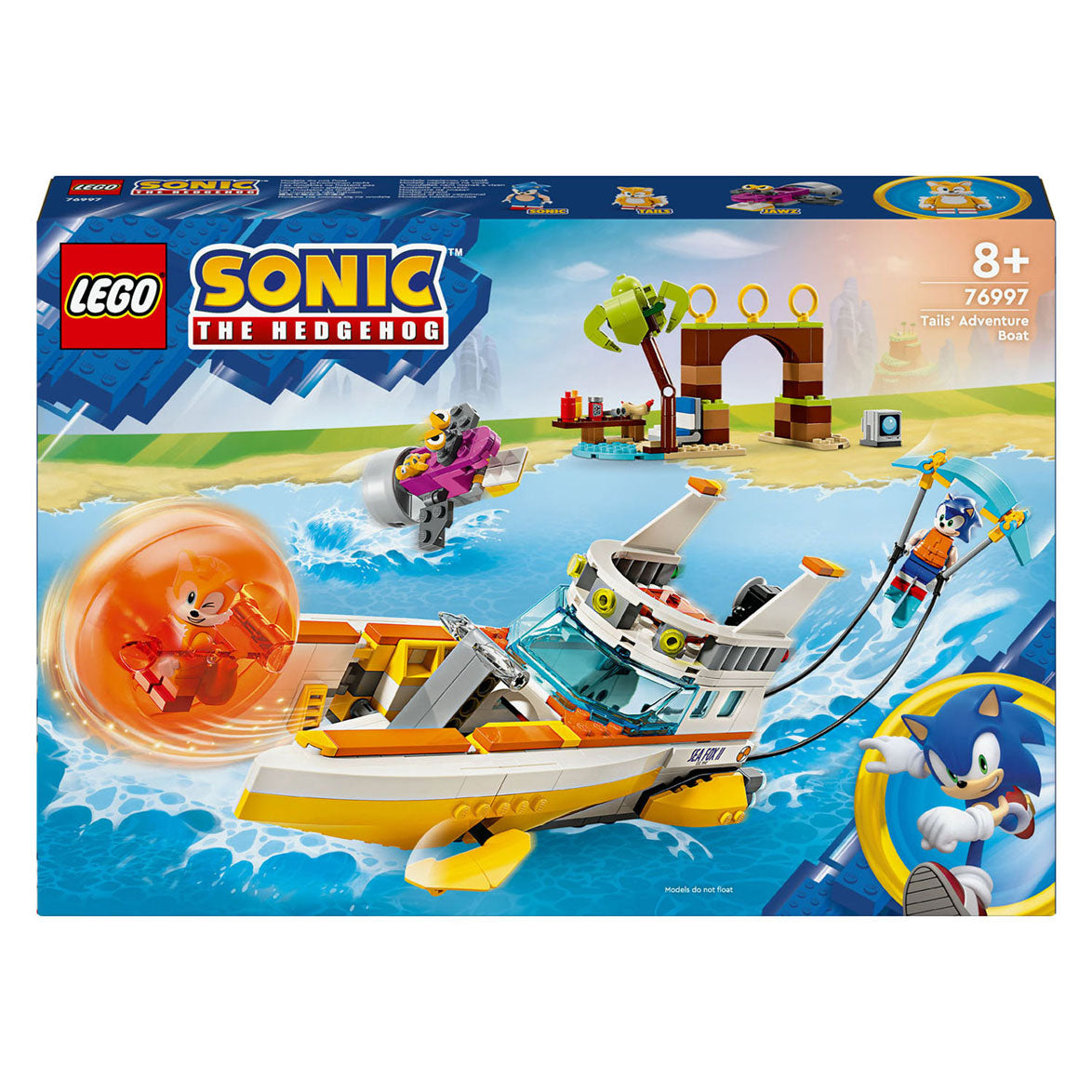Lego Sonic 76997 Le bateau d'aventure de Tails