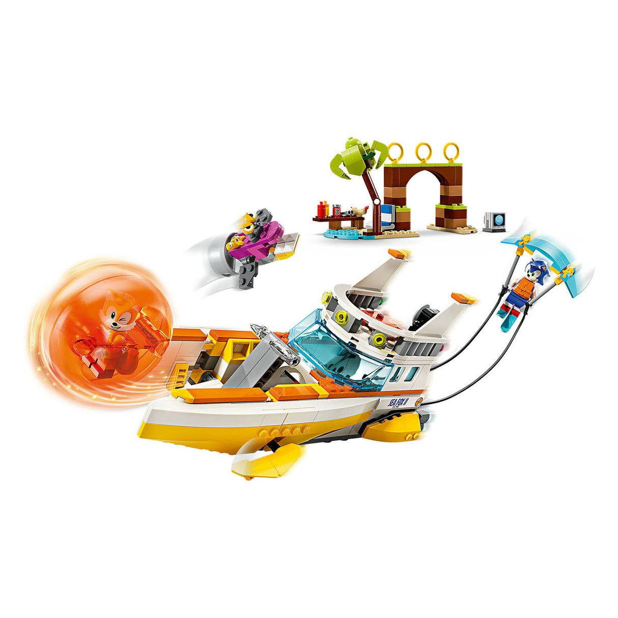 Lego Sonic 76997 Le bateau d'aventure de Tails