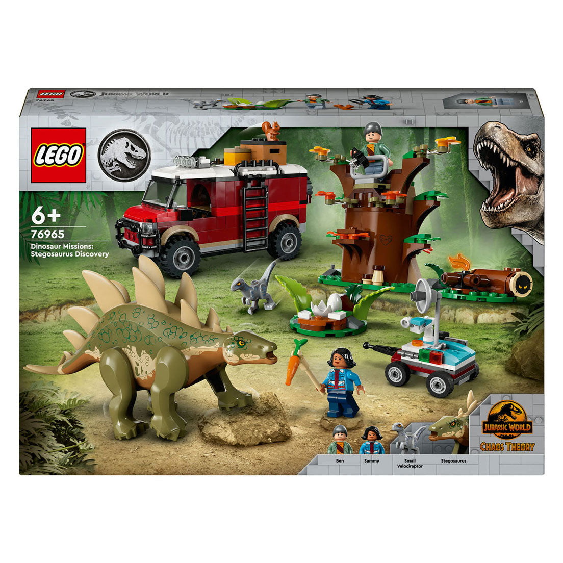 Lego Jurassic World 76965 Missions de dinosaures : découverte du stégosaure