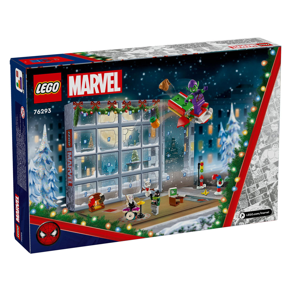 Lego super héros 76293 calendrier de l'avent Spider-Man 2024