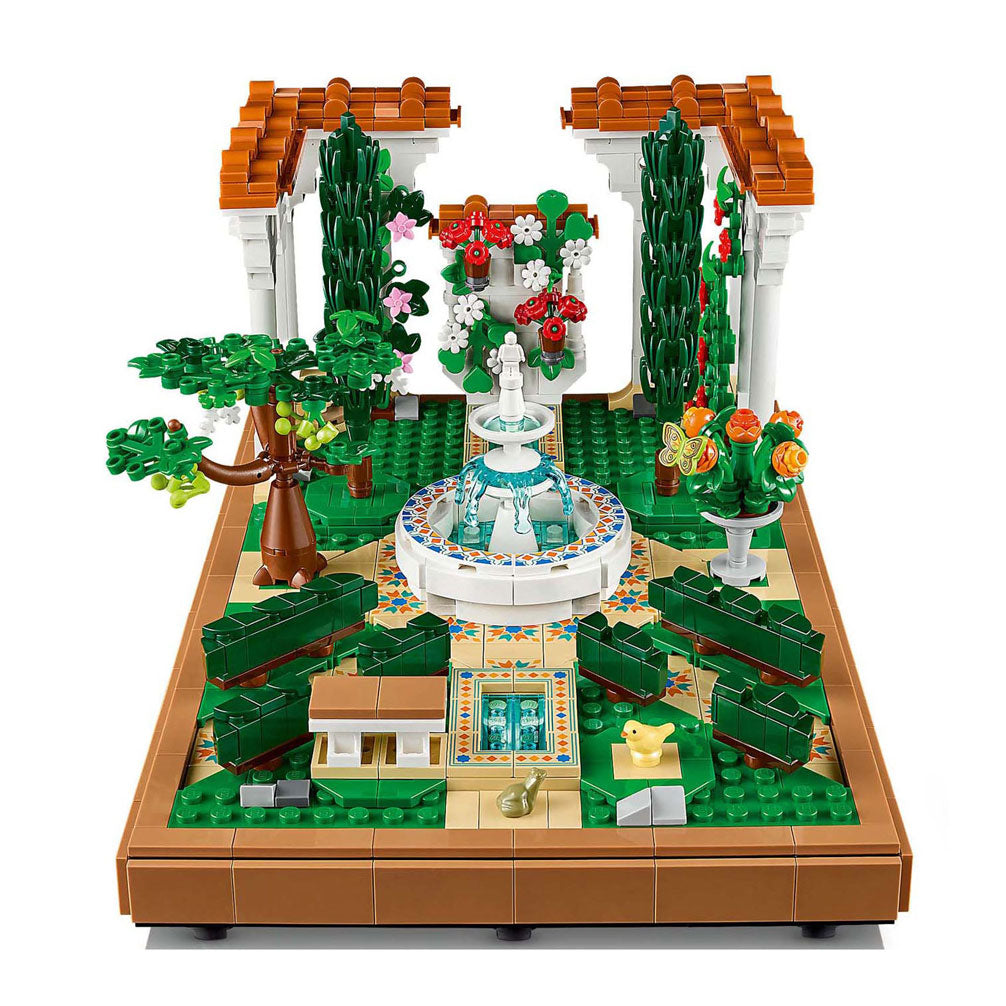 Lego icônes 10359 jardin avec fontaine