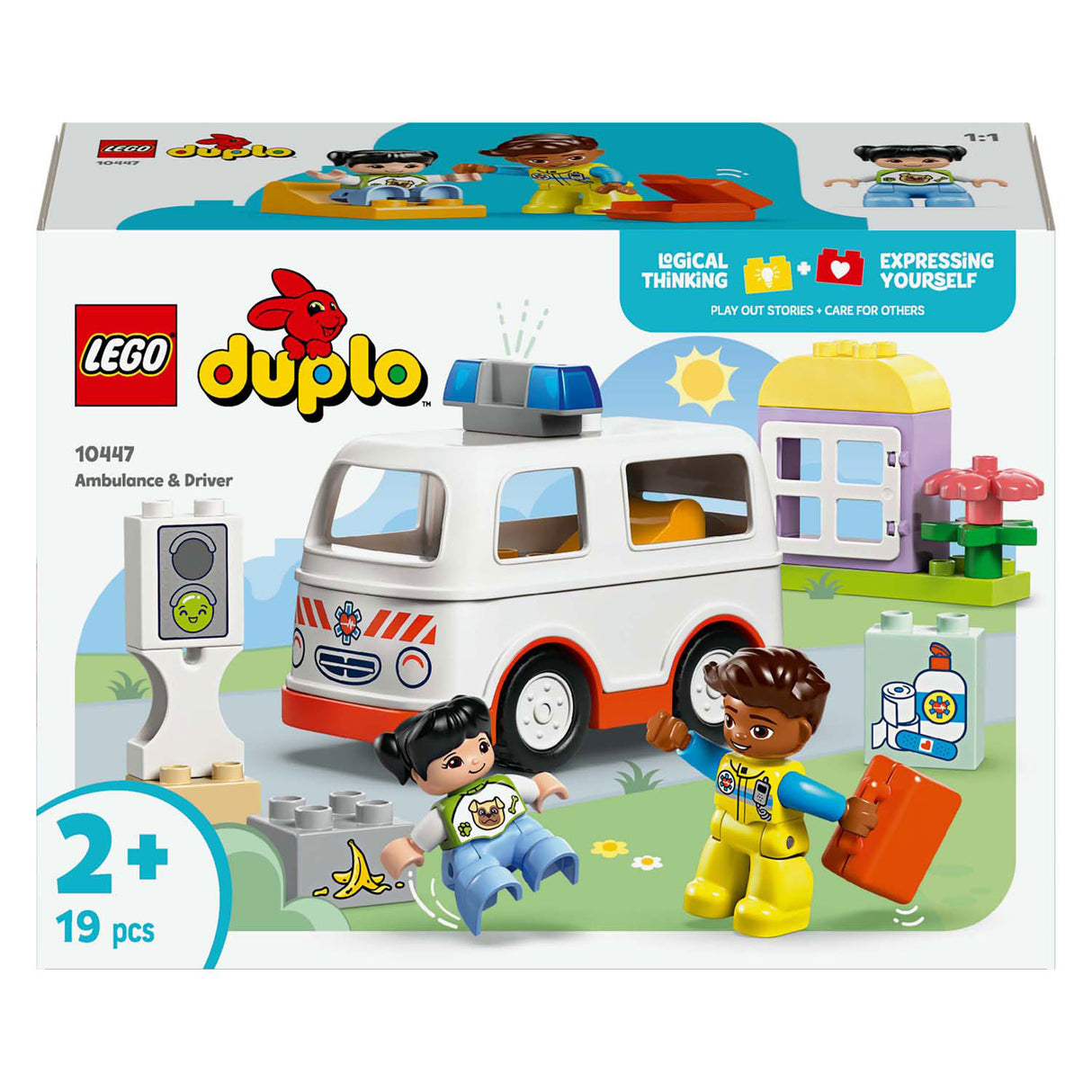 Lego Duplo Town 10447 ambulance avec chauffeur
