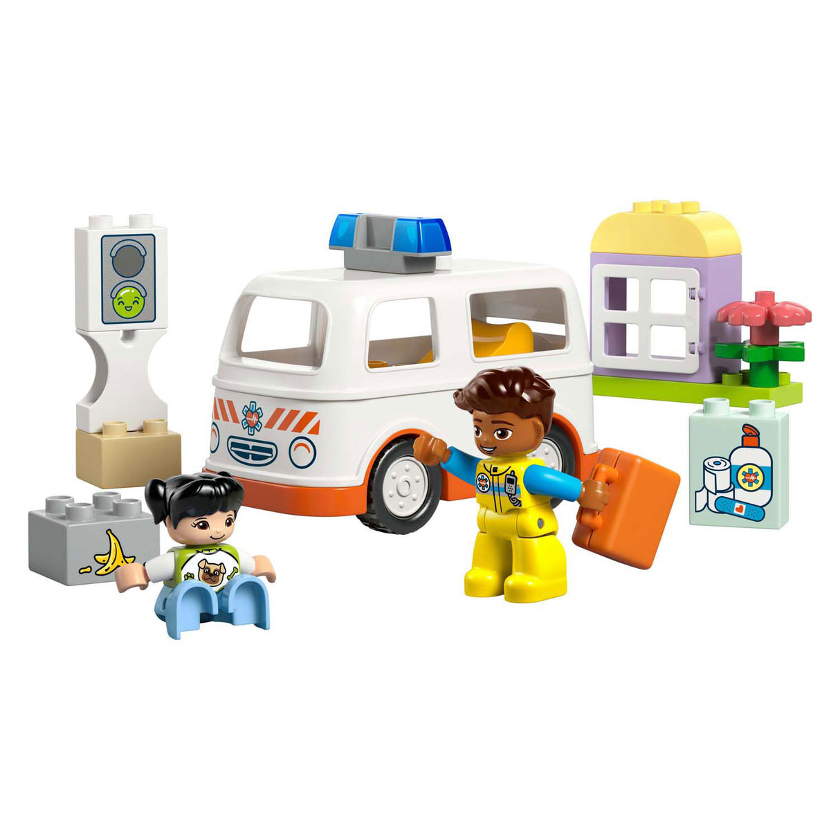 Lego Duplo Town 10447 ambulance avec chauffeur