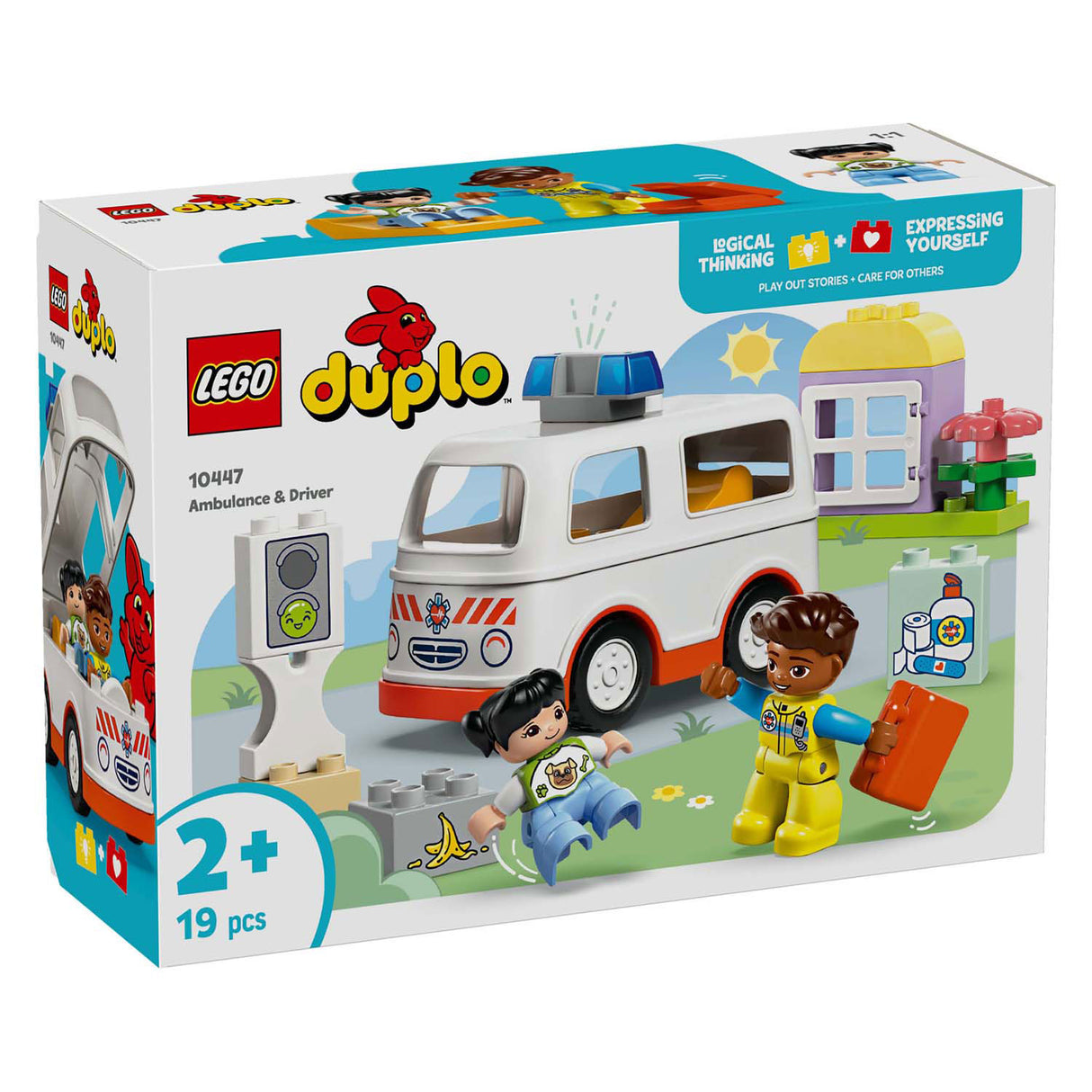 Lego Duplo Town 10447 ambulance avec chauffeur