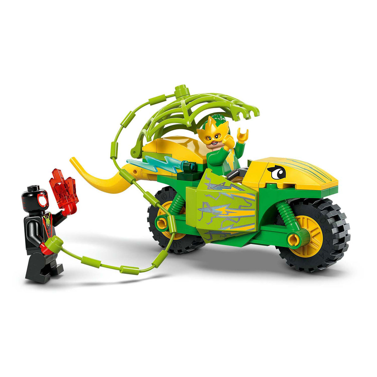 Lego Spidey 11198 Spider et poursuite électrique avec des véhicules dinosaures