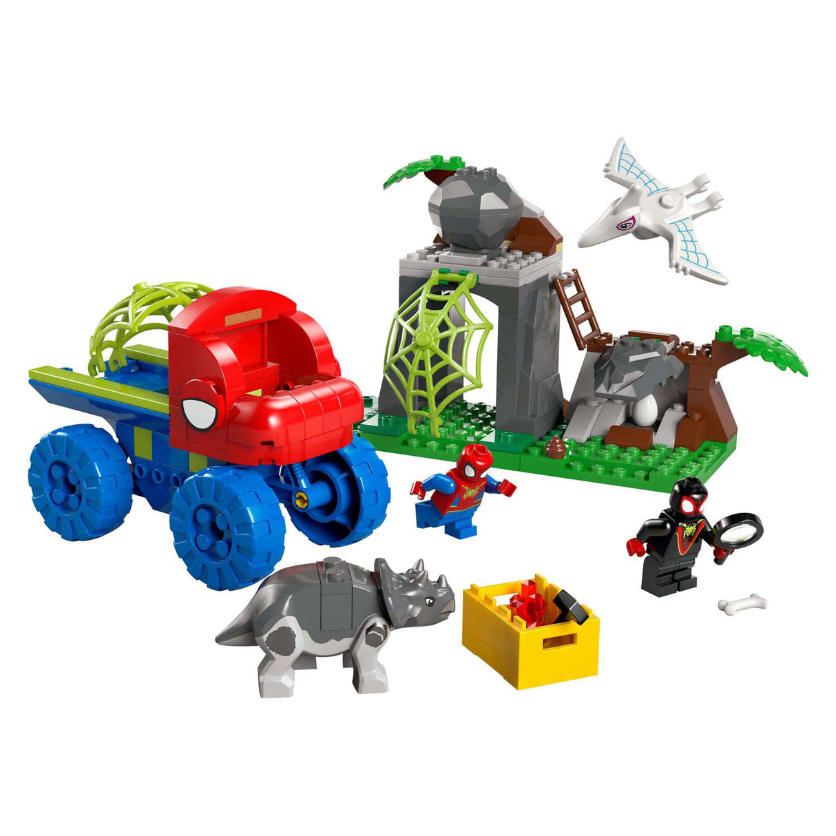Lego Spidey 11199 Mission de sauvetage de l'équipe Spidey avec un camion dinosaure