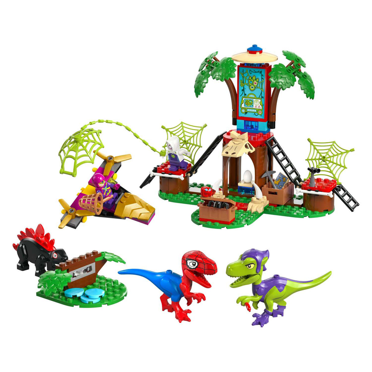 Lego Spidey 11200 Spidey et le rapace de Gobby se battent dans la cabane dans les arbres