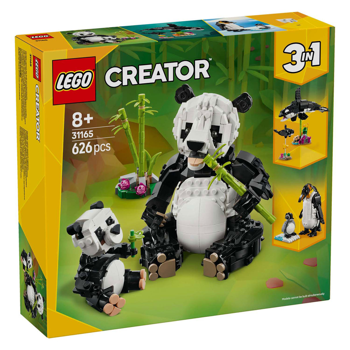 Lego Creator 31165 animaux sauvages : famille panda