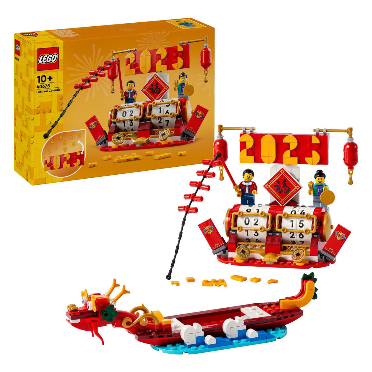 Calendrier des festivals emblématique Lego 40678