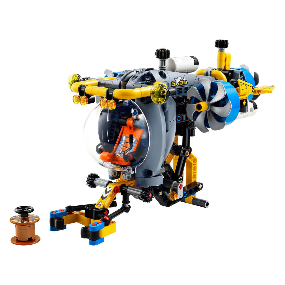 Sous-marin Lego Technic pour l'exploration des profondeurs marines - 42201